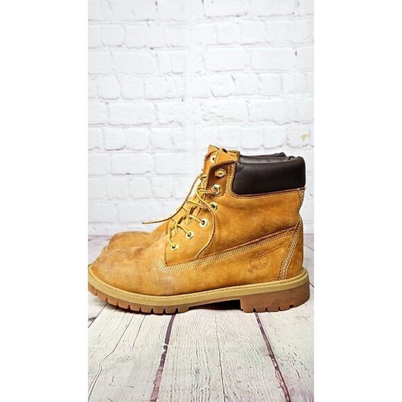 Timberland Premium Waterproof Boots Combat Boots Boys Size 4 / Women's Size 5.5 - Picture 1 of 8